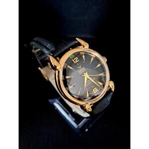 Vintage Camy Men's Leather Mechanical Watch RARE